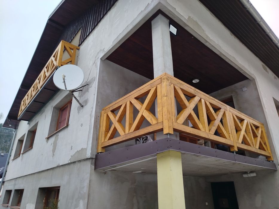 Balustrada drewniana ,balkon,taras