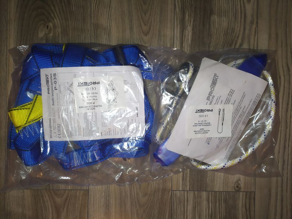 Szelki bezpieczeństwa plus amortyzator