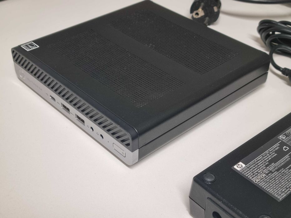 HP EliteDesk Mini 705 G4 - AMD + 8GB + 256GB - mini pc, como novo e revisto