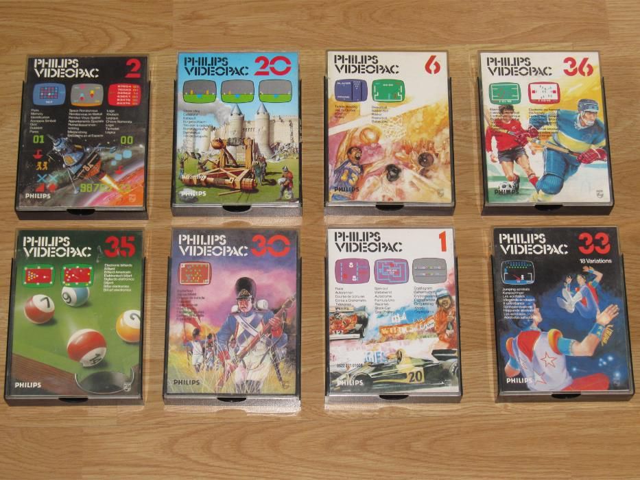 Philips Videopac: Consola dos anos 80, varios jogos