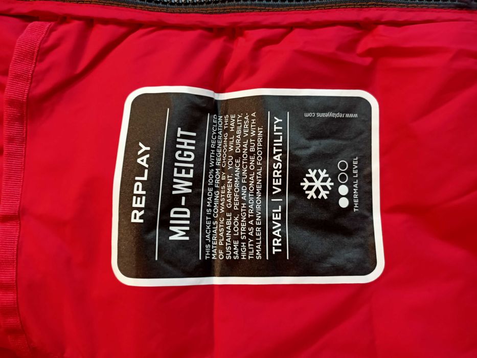 Kurtka zimowa męska puchowa Replay Regular Fit S