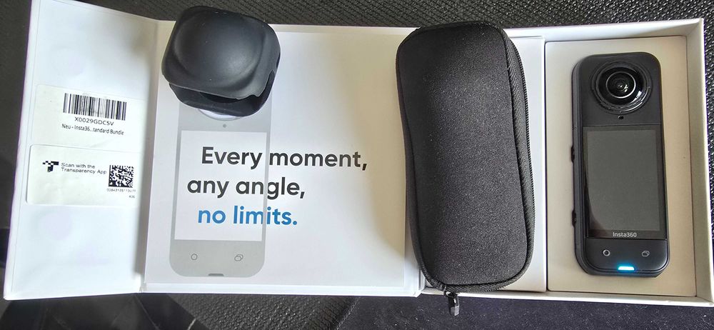 Insta360 X5 8K 360º — Como Nova + Caixa e Acessórios