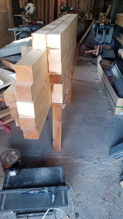 Legar kantówka 9x9 cm świerkowa deska tarasowa legar modzew