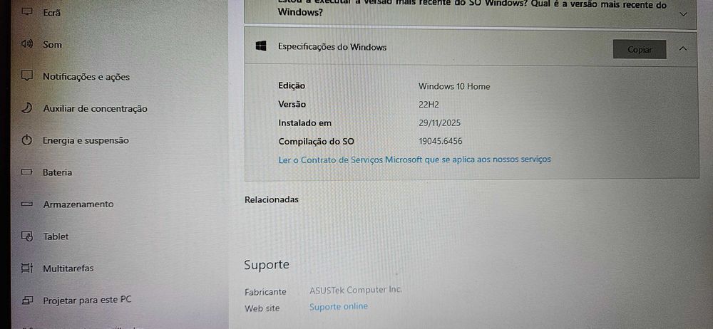 Portátil ASUS (Modelo X556UF) - Excelente estado e com SSD