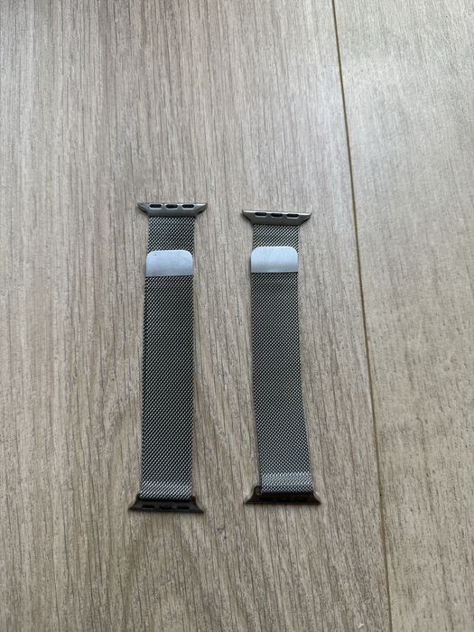 2 paski do applewatch srebrne