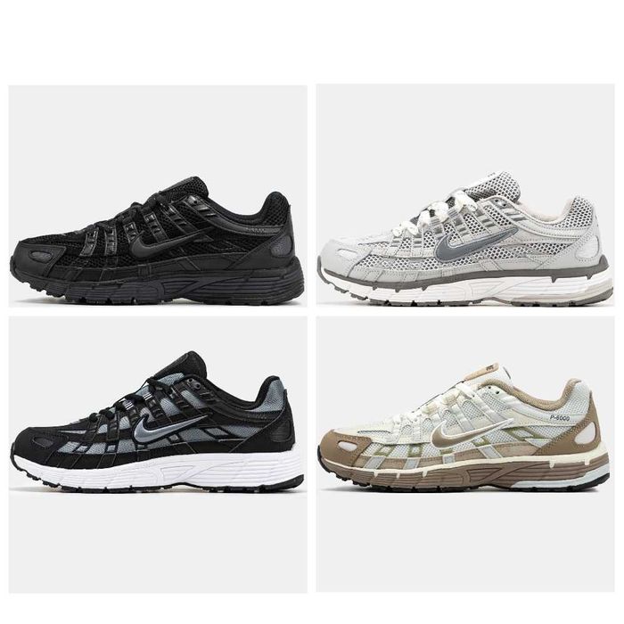 Унисекс кожаные кроссовки Nike P-6000 шкіряні кросівки найк P-6000