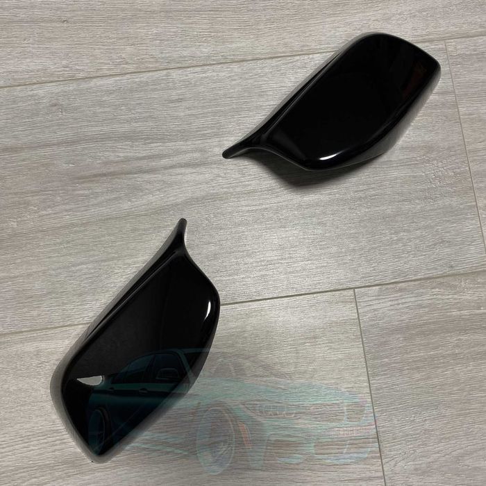 Накладки на зеркала bmw e60 e61 e63 e64 чёрный глянец (Комплект)