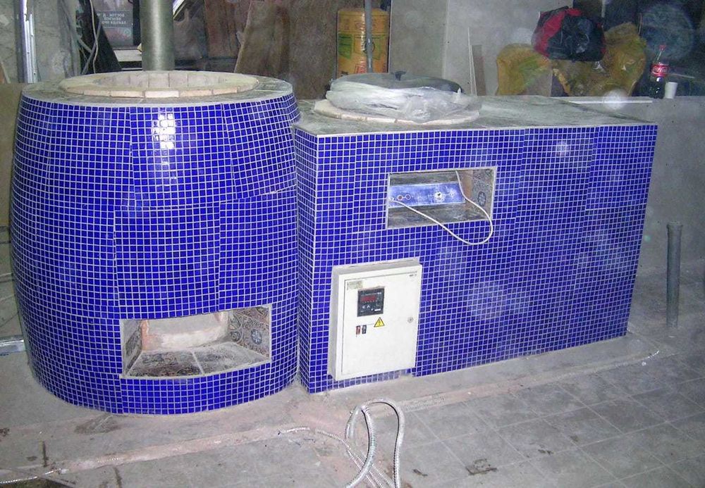 Churrasqueira, forno de pizza, fogão a lenha - construção manual