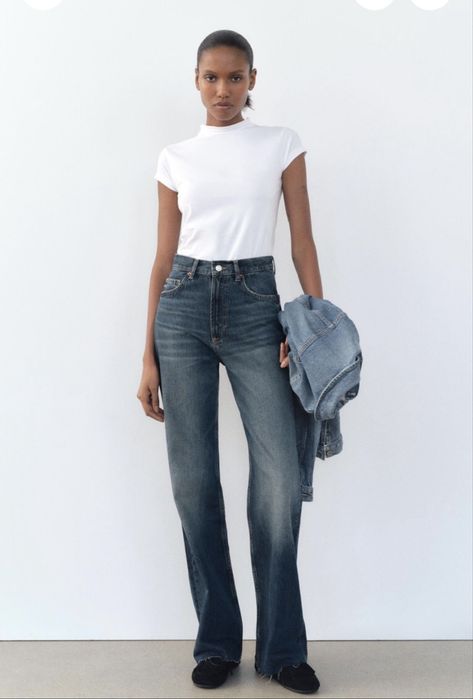 Джинси Zara wide leg, high waist, 36 розмір
