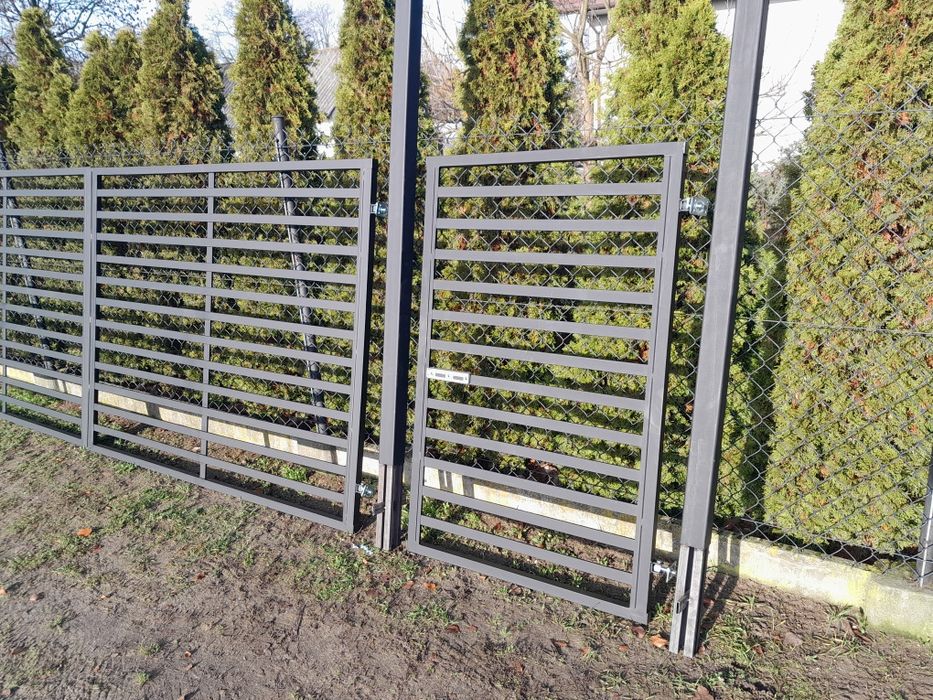 Brama 4m /1,58m Solidna Ciężka Kompletny Zestaw Montażowy