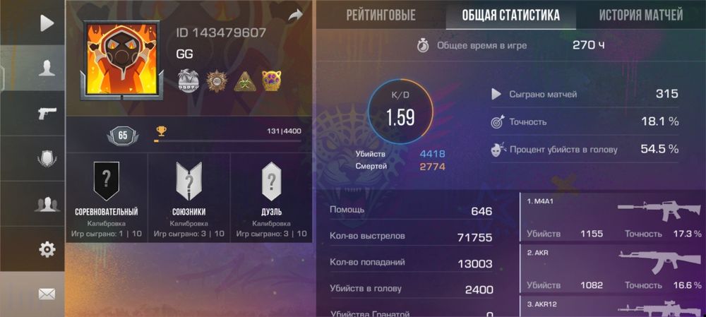 Аккаунт в стендоф 2