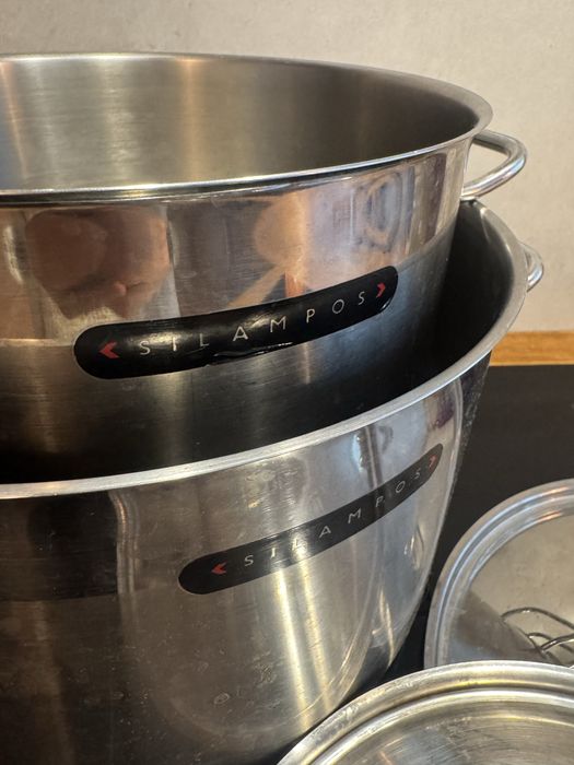 Tachos em aço inoxidável 18/10, Silampos