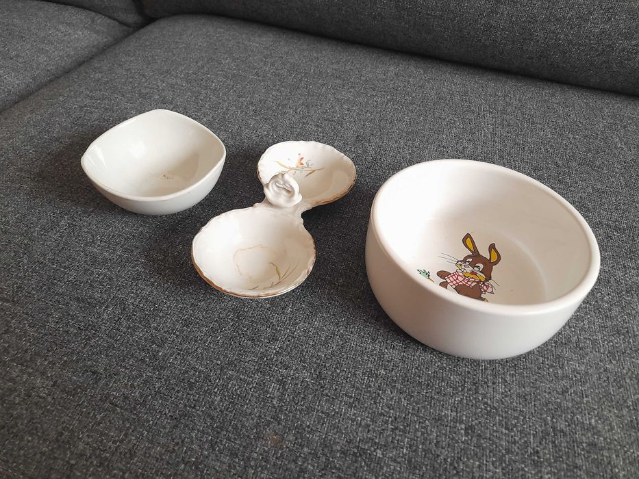 3 miseczki dla świnek, kawia, gryzonie, świnka, królików,