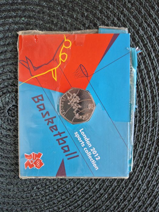 Moneta kolekcjonerska Londyn 2012 sports collection koszykówka
