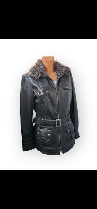 Brown Jacket Leather Vintage y2k military alternative swag grunge rare