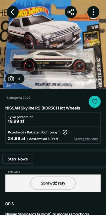 Modele ze zdjęć Hot wheels