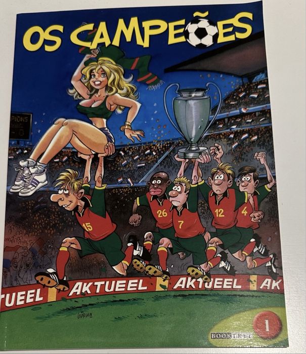 Coleção completa Os Campeões  Banda desenhada de futebol Gursel 6 vol.
