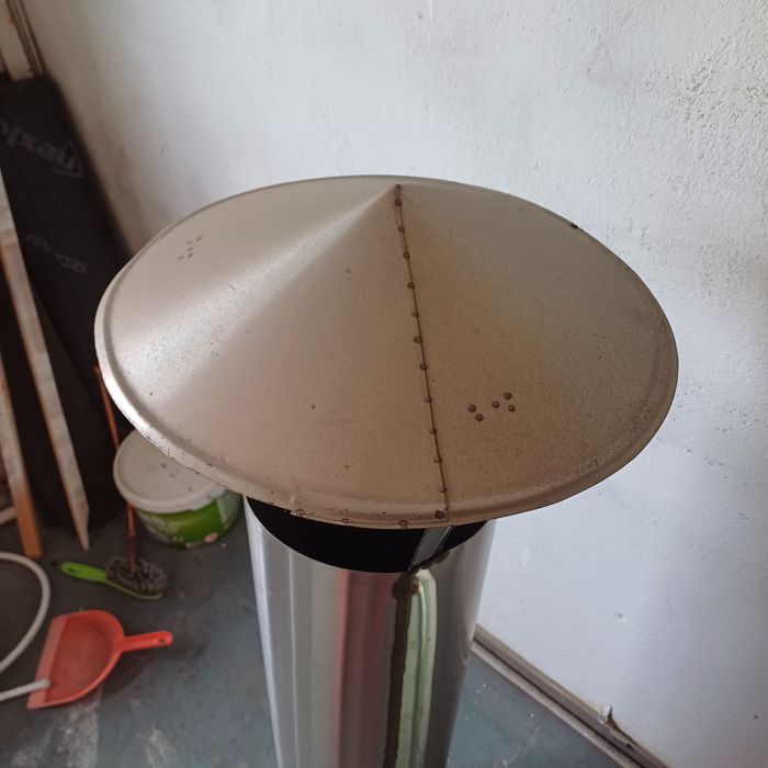 Komin wentylacyjną  z blachy nierdzewnej