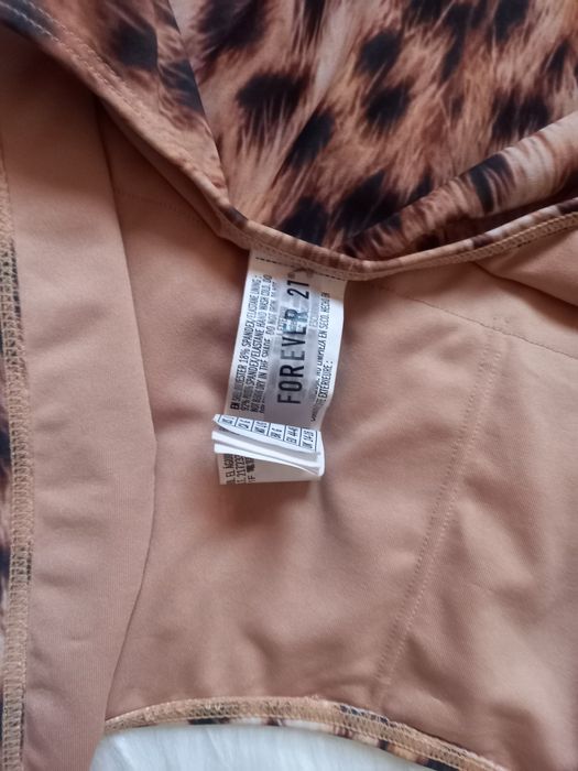 Strój kąpielowy tygrys lampart Forever 21 roz 44-46