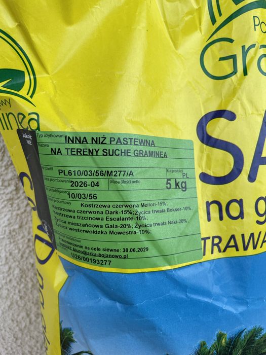 Sand Graminea 5KG Sahara Odporna Na Suszę i Upały
