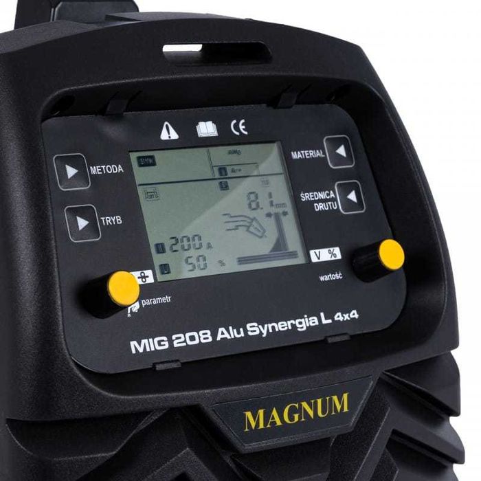 Magnum MIG 208 Alu Synergia 4x4 Spawarka inwerterowa 5w1