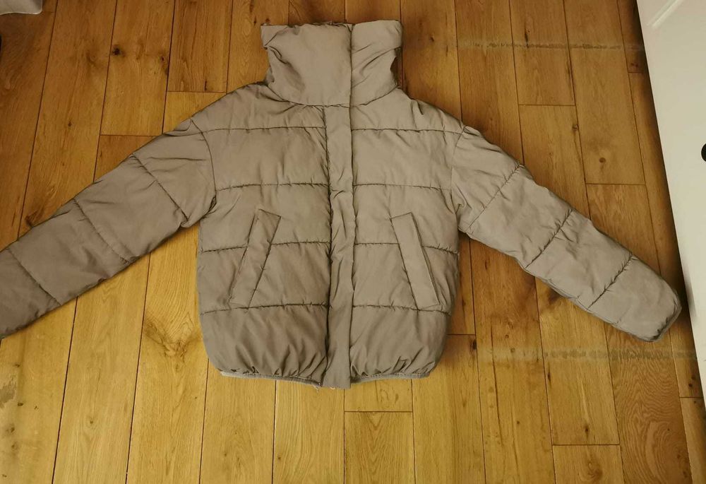 Kurtka Puffer - odblaskowa, Cropp rozm. XS