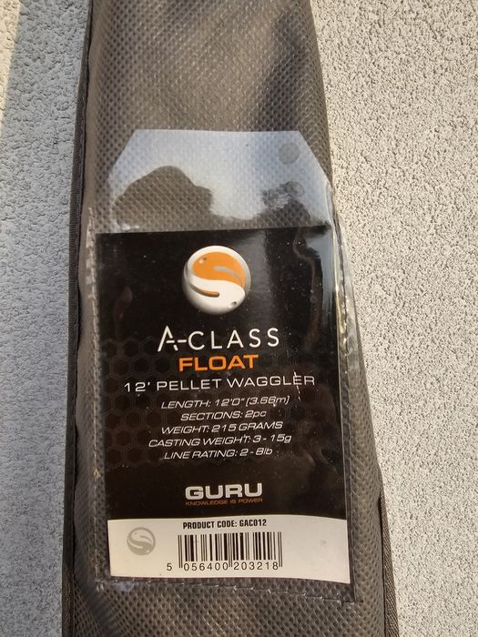 Wędka Guru A-Class Pellet Waggler 12' 3-15g NOWA 2cz.