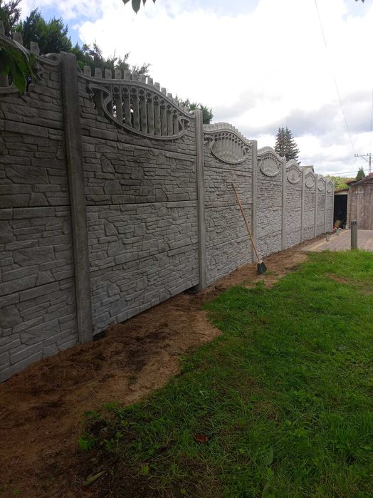 Ogrodzenia betonowe słupki do siatki Producent