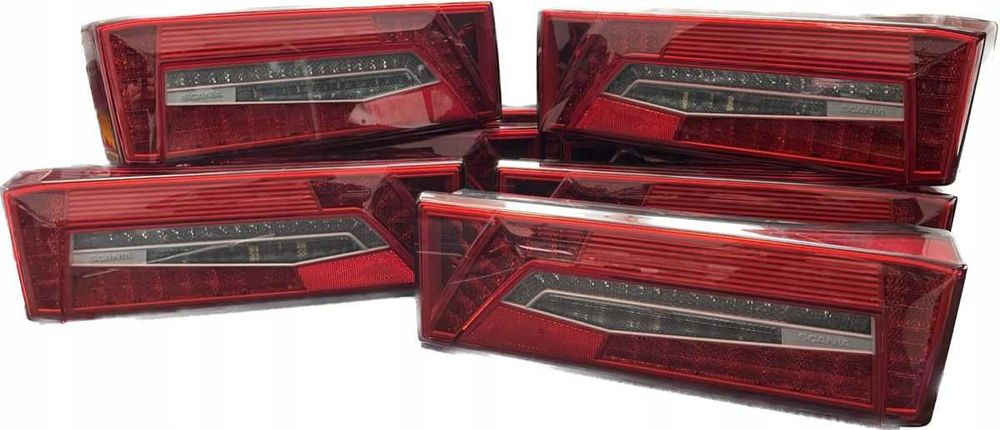 Komplet Lamp tył lampa LED Scania R S P G nowy model lewa prawa