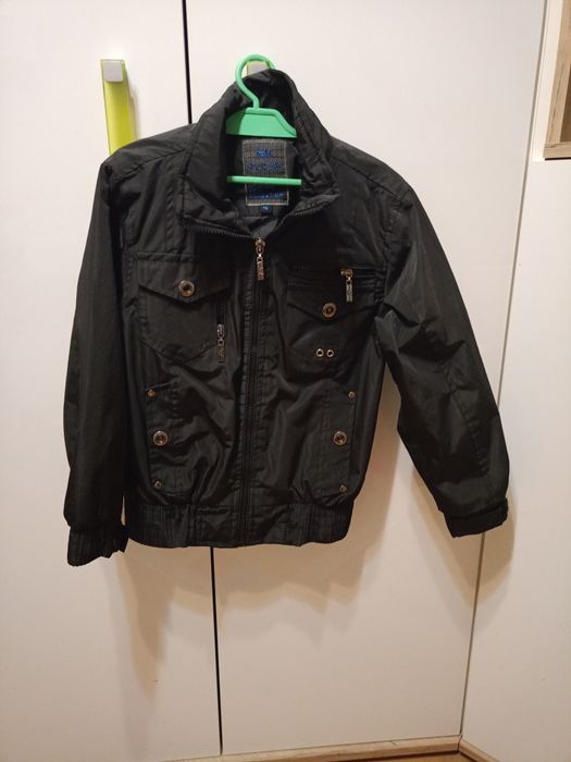 H&M kurtka 116 czarna dla chłopca