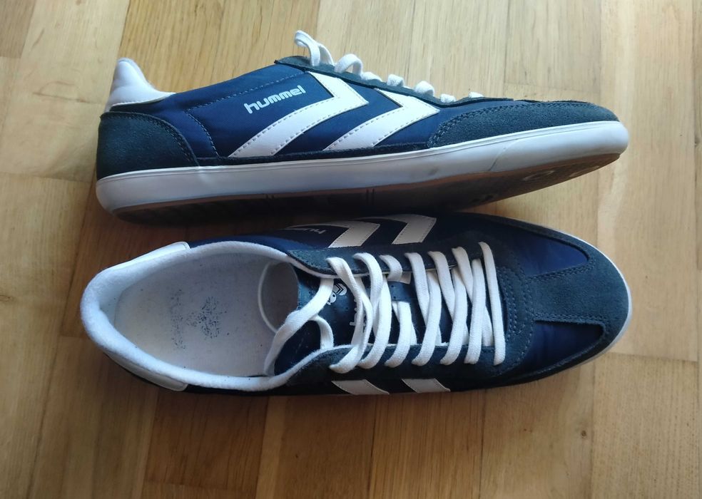 Męskie buty Hummel, oryginalne, granatowe, Stan BDB, Polecam!