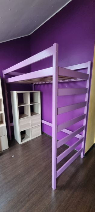 Regał Ikea Kallax dąb bielony 147x77