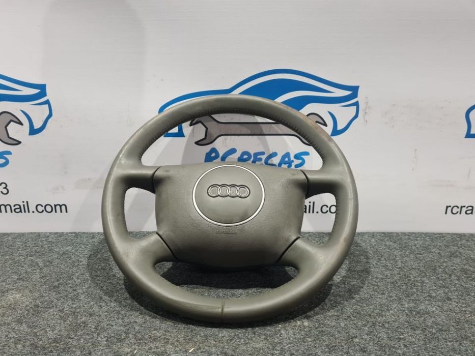 VOLANTE GUIADOR COMPLETO AUDI A3 8L PELE AIRBAG