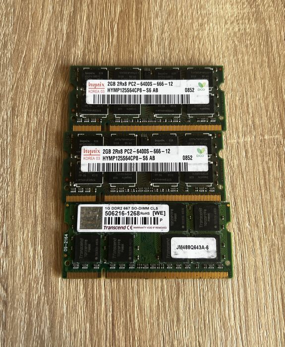 Оперативна пам'ять DDR3 DDR2 DDR1, Dimm So-Dimm