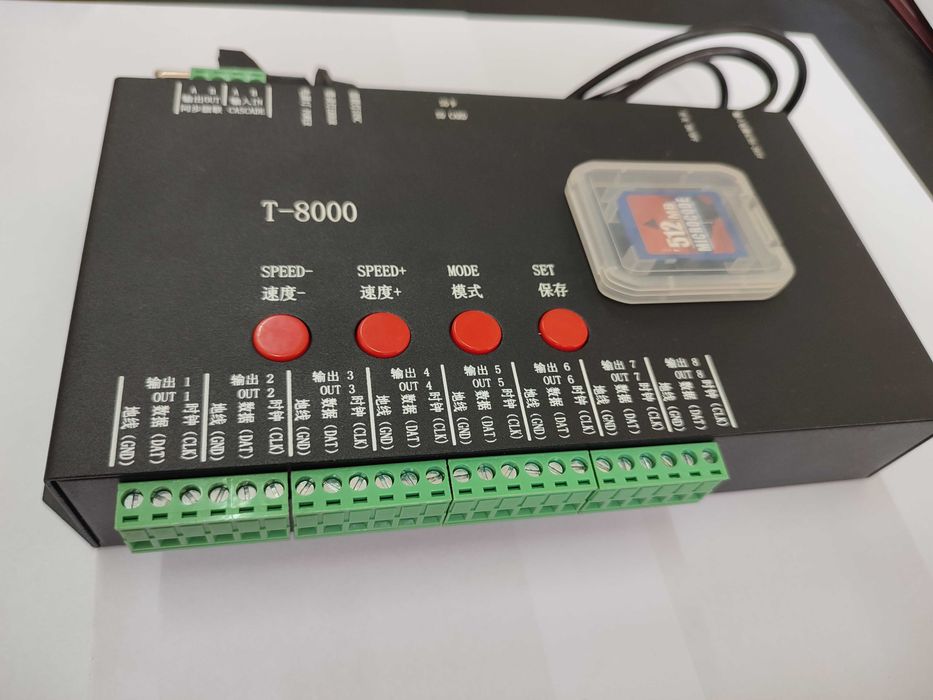 Контроллер LED SMART CONTROL T-8000 SD карта: 2 099 грн. - Комплектуючі ...