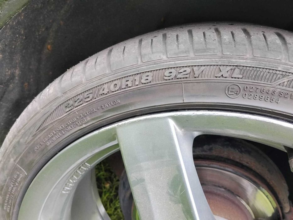 Sprzedam Alufelgi z oponami 5x112/ 18r/ ET40/ 8"/ 57,1/  225/40 18R