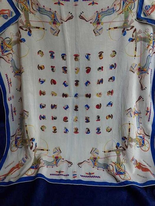 Soie Made in France 100% шелк бандана Египет роуль бафф головной каре