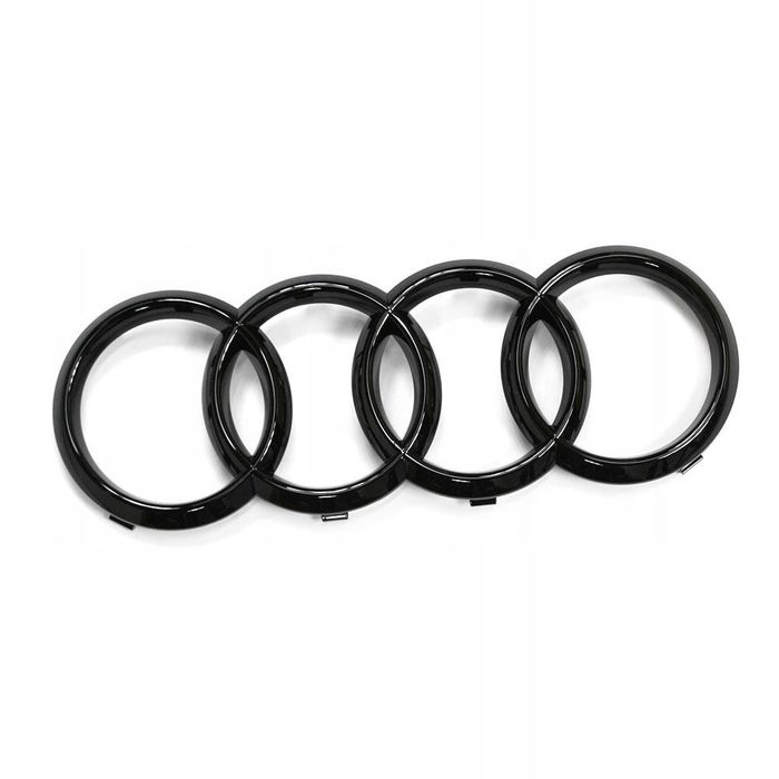 ZNACZEK EMBLEMAT AUDI CZARNY PRZÓD 8T0853605T94 A3 8V A4 B9 A5 A6 C8