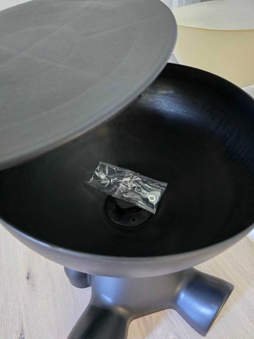 Журнальний\прикроватний столик Teddy ( білий , чорний)