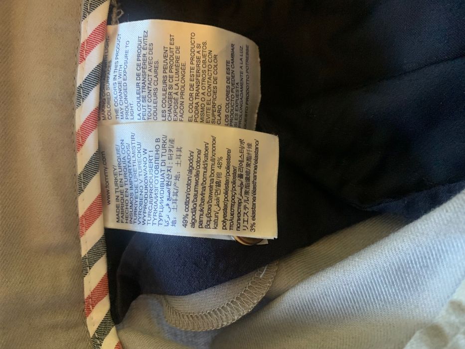 Tommy Hilfiger eleganckie spodnie męskie