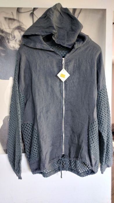 Świetna bluza bomberka  lniana niska cena