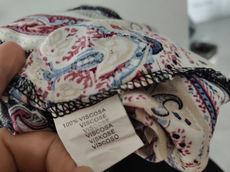 D&Z fashion bluzka z wiskozy bez rękawów 38 M