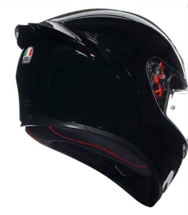 Kask integralny AGV K1  BLACK czarny połysk M L unisex