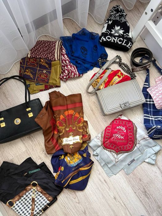 Продам хустку Ralph lauren chanel versace hermes chrome hearts оригінал розпродаж