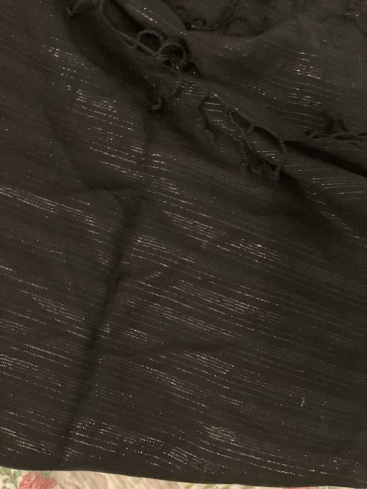 Szal czarny 190x78  HM