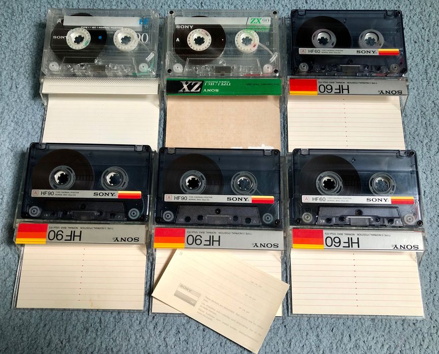 Аудиокассеты. Лот 6 штук.