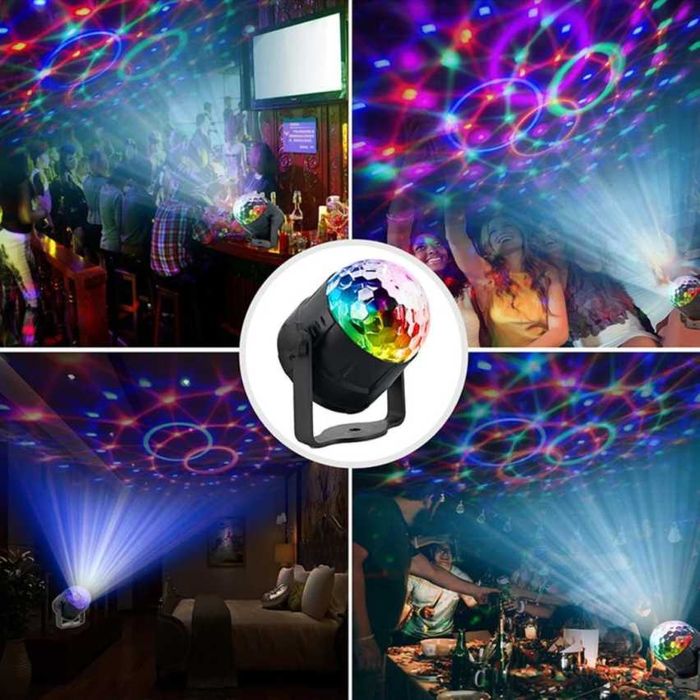 Luz Led com Sensor de Som e Comando