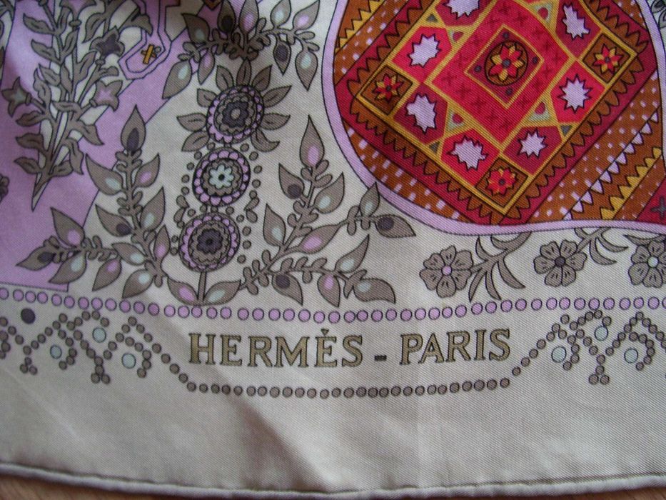 Hermes - Paris apaszka vintage jedwab