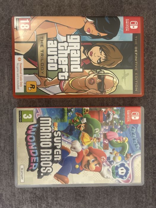 Nintendo Switch + 2 Jogos + Acessórios +Case de brinde