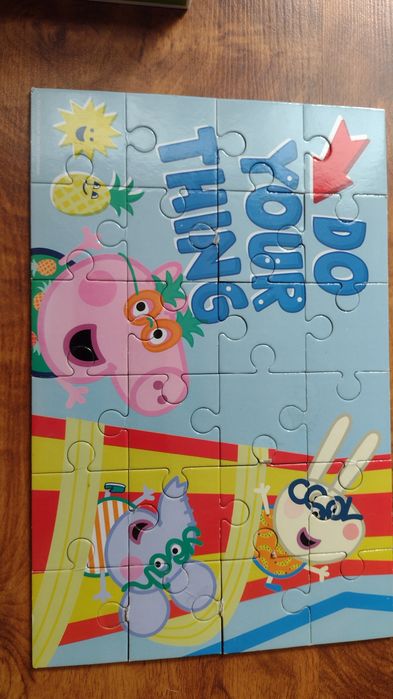 Puzzle 4w1 świnka Peppa